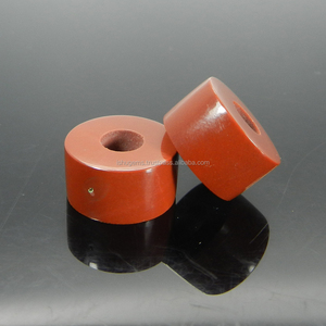 Natural <b>Red</b> jasper 14x8x5mm smooth tyre <b>beads</b> Gemstone big hole <b>beads</b> european <b>beads</b> for bracelet - Product Image 1