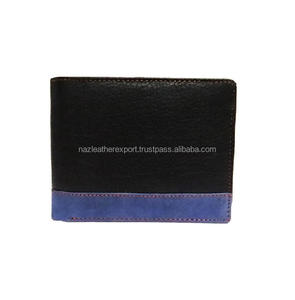 Cartera Bifold Corta de Cuero Genuino para Hombre con Bloqueo RFID, Negra, Cierre Abierto, Forro de Poliéster, Diseño Multiusos y Moderno - Product Image 2