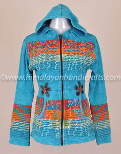 Sudadera con capucha para mujer, con diseño de RAZORCUT, azul turquesa, CSWJ 366 - Product Image 2