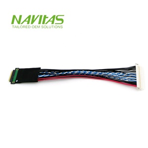 Cable de Pantalla LVDS OEM de 30 Pines, Paso de 0.4mm a 1.0mm, Arnés de Cables Personalizado para Pantalla LCD - Product Image 3