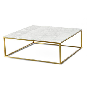 Mesa de centro de mármol grande para sala de estar, muebles elegantes y duraderos - Product Image 1