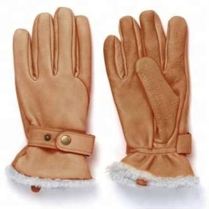 <b>Lady</b> Sheepskin <b>Leather</b> Women Fashion Winter <b>Gloves</b> Full Fingers Winter Fashion Women Dress <b>Leather</b> <b>Gloves</b> - Product Image 3