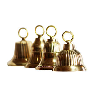 Campanas de Latón de Diseño Indio para Templos Pequeños, Artesanía en Metal - Product Image 6