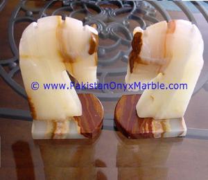 ที่กั้นหนังสือหินออนิกซ์รูปหัวม้า งานสั่งทำ รูปแบบสัตว์ ของที่ระลึก ตกแต่ง คริสตัล หินอ่อน แกะสลักด้วยเทคนิคการสลัก รูปแบบรัก - Product Image 6