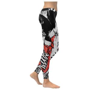 2024 personnalisé taille haute Stretch Fitness Leggings 3D Sublimation Compression Yoga pantalon à la mode personnalisé Fitness vêtements - Product Image 3