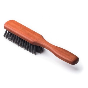 Brosse à barbe en nylon à manche en bois PRESTIGE RAZOR en gros pour hommes, utilisée avec une brosse à raser - Product Image 1