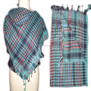 Multicolor Check Design Kuffiyeh Palestine Shemagh Yemeni - Product Image 2