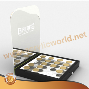 Customized makeup display organizer, China factory acrylic cosmetic <b>face</b> <b>cream</b> <b>lotion</b> counter display - Product Image 1