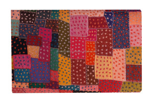 Indian Cotton Handmade <b>Bedspread</b> Indian Patchwork <b>Quilt</b> - Product Image 2