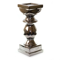 Portavelas de Pilar Redondo de estilo tradicional hecho a mano en vidrio, cristal, cerámica, Metal para bodas, diseño inspirado en Navidad - Product Image 2