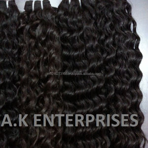 Cabello rizado virgen, extensiones de cabello humano - Product Image 1