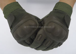 Guantes tácticos de caza resistentes al corte de dedo completo, logo personalizado de brushsports, color negro, venta al por mayor, 2022 - Product Image 2