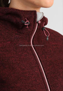 Custom Soft Nylon Lined Women's Zipper Over Hoodie Jacket Long Branded Women's Jackets Breathable Clothing - Product Image 4