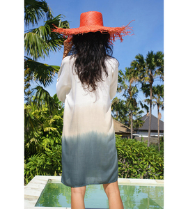 ฤดูร้อนหญิง Beachwear Tie & Dye Rayon Kaftan - Product Image 2