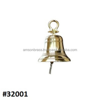 Campana de Iglesia de Metal Fundido con Acabado de Latón Antiguo Modelo 32005 de Amson, Estilo Budista, en Oferta