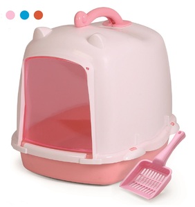 872ไต้หวันออกแบบผลิตภัณฑ์สัตว์เลี้ยงโดมครอบคลุมแมวครอกกล่องที่มีตัก - Product Image 1