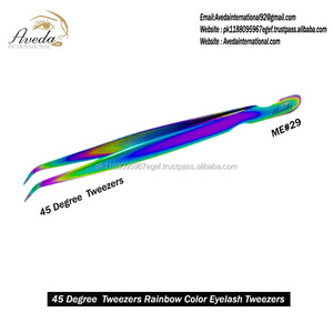 Pinzas para pestañas Vetus con logotipo personalizado, pinzas de volumen de acero inoxidable con punta puntiaguda - Product Image 6