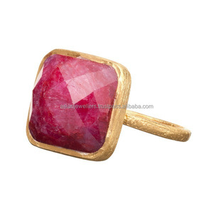 Bague en pierres précieuses métal précieux, en argent Sterling 925, ornée de pierres précieuses - Product Image 1