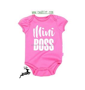 Alibaba compras en línea Tirupur fabricante Boutique conjunto suave textil bebé mameluco botón a presión nuevos diseños al por mayor infantil - Product Image 1