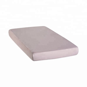 Drap de berceau en TPU imperméable 100% coton biologique de haute qualité avec logo personnalisé drap de berceau imperméable pour tout-petits - Product Image 4