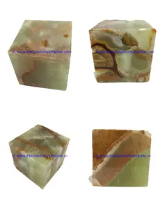 Cubos de Ónix, Decoración para el Hogar de Ónix Verde de Pakistán - Product Image 1