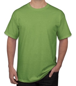 T-shirts basiques pour hommes en coton 100% premium, teints en pièce, respirants, surdimensionnés, vierges, impression DTG, logo personnalisé, grande taille, vente en gros - Product Image 1