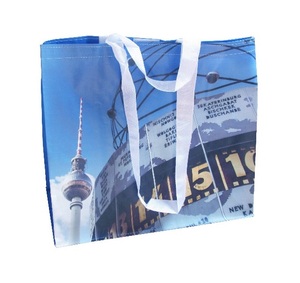 120gsm ถุงช้อปปิ้งแบบปรับได้พับเก็บได้ลายการ์ตูน PP แบบใช้ซ้ำได้ - Product Image 1