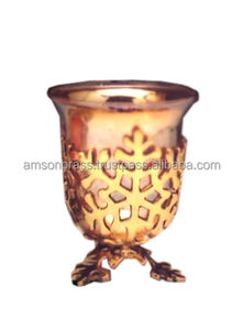 Color <b>Glass</b> Flower Decorative Candle Holder - Product Image 6