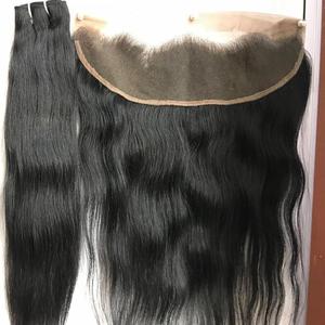 Extensiones de Cabello Humano Virgen Indio Remy de Excelencia, con Cutícula Alineada, Tejido de Cabello Humano Crudo de Tamil Nadu, 100g/unidad - Product Image 1