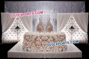 Boston Wedding <b>Flower</b> <b>Wall</b> Stage Decor, <b>Flower</b> <b>Wall</b> Backdrop, Wedding Stage Decor - Product Image 4