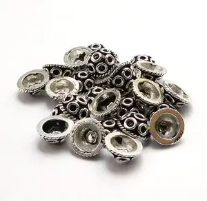 Jewelry Finding s Silver Plated Beads Cap