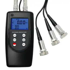 Đa Kênh Rung Meter,10Hz ~ 10KHz Piezoelectric Sensor Transducer Kỹ Thuật Số Velo Thành Phố Tăng Tốc Displacement Meter