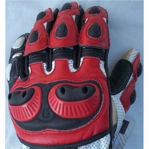 Gants de course Raymar Racing, en cuir, à doigts entiers, respirants, antidérapants, imperméables, compatibles avec les écrans tactiles, pour motocross, unisexes, avec fermeture à boucle - Product Image 2