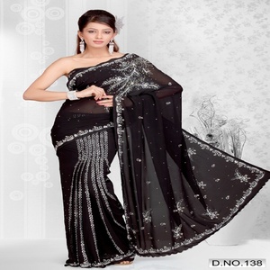 Las últimas mujeres tradicionales de la India, ropa de diseñador, Bandhani work Bandhani Sarees En Surat - Product Image 2