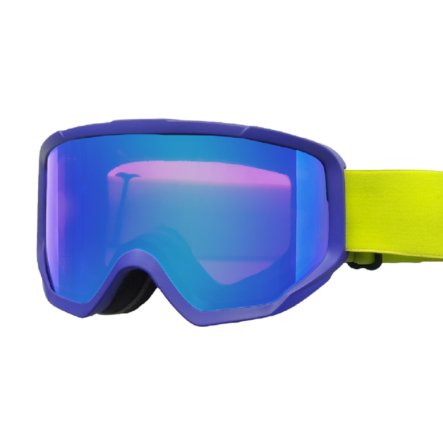 Tonshung OEM Snow Skiing MX Goggles Cylindrical Lens Mirror Coating Anti-Fog Double Lens Tinted/Photochromic Lenses ASTM/EN