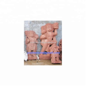 Estatua de Dios Hanuman, piedra arenisca - Product Image 1