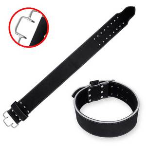 GAF LEVER COWHIDE Heavy Duty Non-Slip BACK SUPPORT BELT for GYM <b>WEIGHT</b> LIFTING POWERLIFTING DUMBBELL <b>BARBELL</b> - Product Image 6