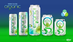 Alta calidad 200ml Aseptic Pak Agua de coco orgánica NFC Hidrato Puré con sabor Etiqueta privada OEM ODM Certificado HALAL Gratis - Product Image 5