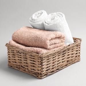 Fournisseur indien Petites serviettes de bain Couleur unie Coton organique tissé Doux Sans azo Séchage rapide Usage domestique Conception russe de haute qualité - Product Image 4