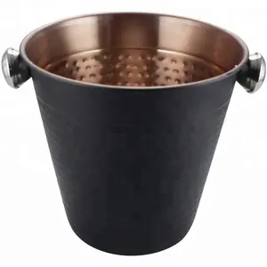 ภายในทองแดงและสีดำด้านนอกด้วยค้อนใหม่ถังน้ำแข็งสแตนเลสถังน้ำแข็งเบียร์ถังน้ำแข็ง - Product Image 1