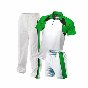 Cricket Uniform Hose und Trikot Mit leichtem, bequemem Print-Logo-Design und Nummer Teamname