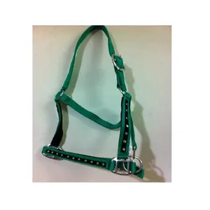 Pp Halter Nieuw Design Nylon Paardenkopkraag Fancy Hoogwaardige Paardenhalster Met Kristallen Paardenbanden Halster