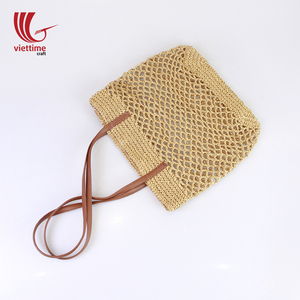 กระเป๋าชายหาดผักตบชวาธรรมชาติ,กระเป๋าชายหาดราคาถูกขายส่งในเวียดนาม - Product Image 4