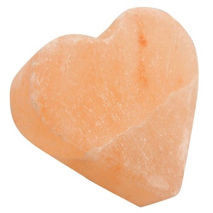 Piedra de masaje de sal Cristal de sal del Himalaya Piedra de corazón natural Masaje de piedra de relajación profunda-Sian Enterprises - Product Image 1