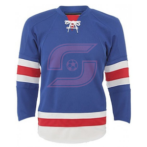 Meilleure vente 100% Polyester Design personnalisé Maillot de hockey sur glace Prix de gros Vêtements d'équipes sportives - Product Image 6