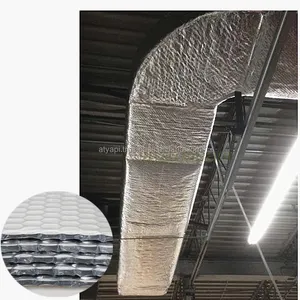 Hoge Kwaliteit Aluminium Folie Luchtkanalen Met Pe-schuim Isolatie Producten, Glasvezel Duct Isolatie Wrap