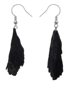 NOIR KYANITE BOUCLE D'OREILLE