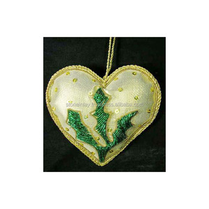 Indian Dealer Zari Beaded Christmas Tree Ornament - Product Image 1