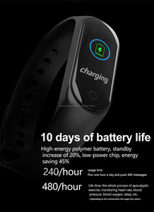 M3S Pulsera inteligente Pantalla a color IP67 Fitness Tracker presión arterial Monitor de ritmo cardíaco Banda inteligente - Product Image 6