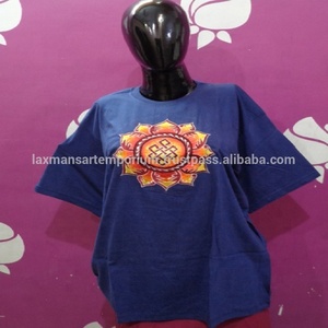 Nuevas Camisetas Modernas 2024 para Hombre, Tejidas a Mano, de Algodón Transpirable, Estilo Vintage, Corte Regular, Diseños de Nepal e India - Product Image 4